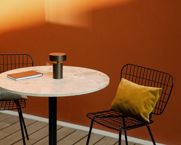 Audo Copenhagen WM String Seat Cushion Outdoor/Lounge, tmavě šedá