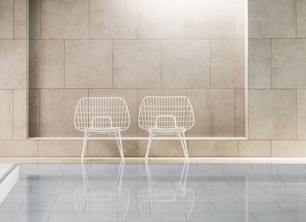 Audo Copenhagen WM String Seat Cushion Outdoor/Lounge, tmavě šedá