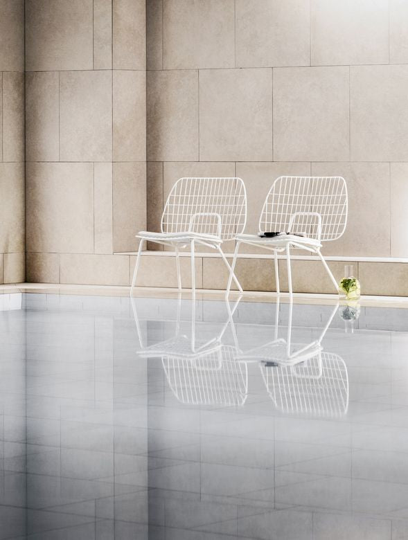 Audo Copenhagen WM String Seat Cushion Outdoor/Lounge, tmavě šedá
