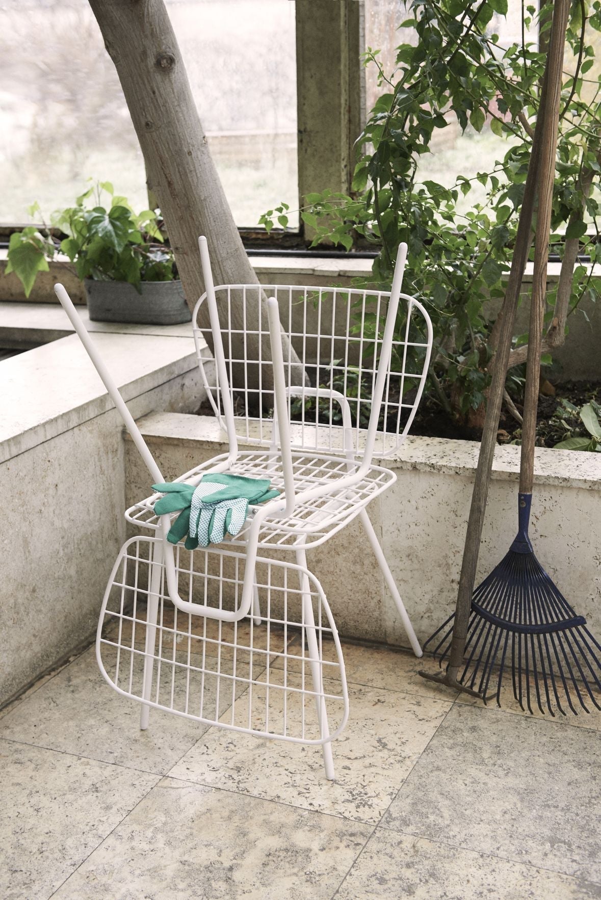 Audo Copenhagen WM String Seat Cushion Outdoor/Lounge, tmavě šedá
