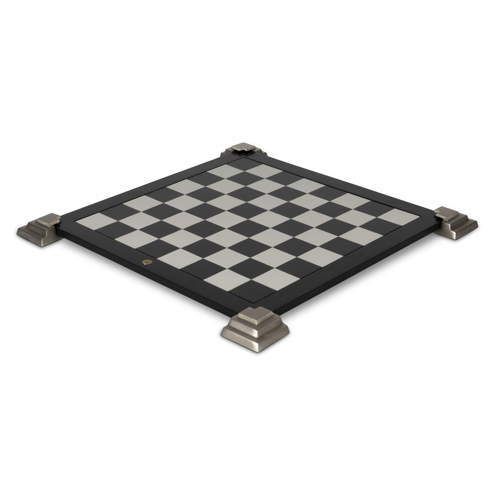 [product_category]-Authentic Models 2 Sided Game Board For Chess And Checkers, Black-Authentic Models-781934585916-GR036-AUT-2