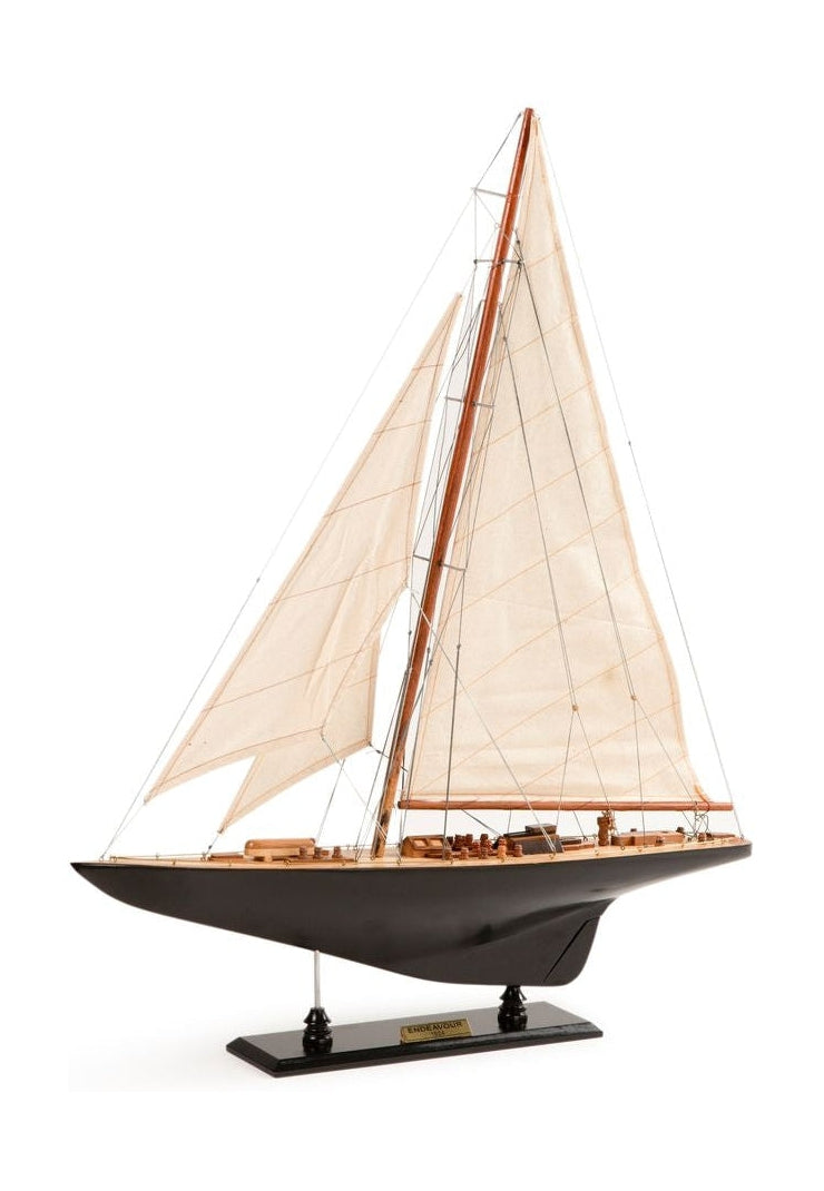 [product_category]-Authentic Models Endeavour L60 Sailing Ship Model, Black/White-Authentic Models-781934585046-AS155-AUT-1