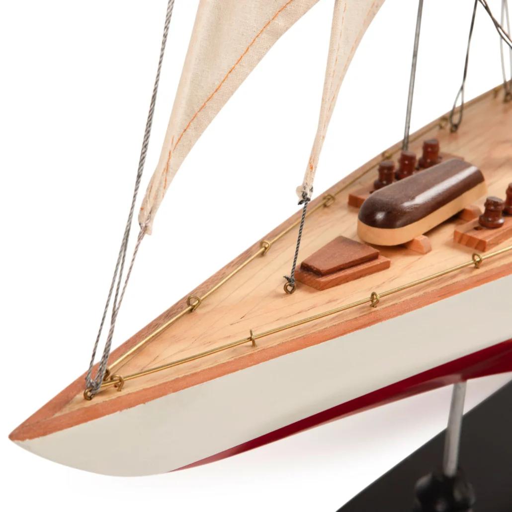 [product_category]-Authentic Models Endeavour L60 Sailing Ship Model, Red/White-Authentic Models-781934585039-AS154-AUT-2