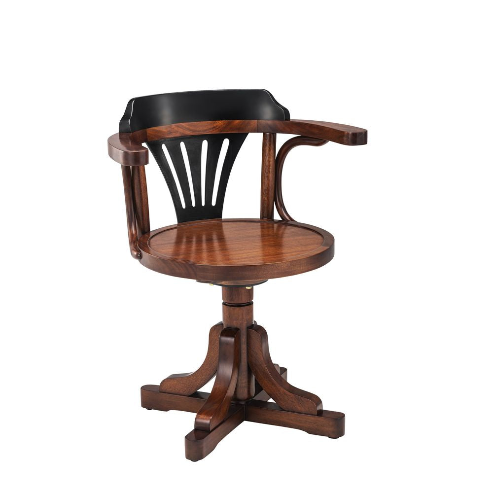 [product_category]-Authentic Models Executive Chair, Black & Honey-Authentic Models-781934570448-MF081-AUT-2
