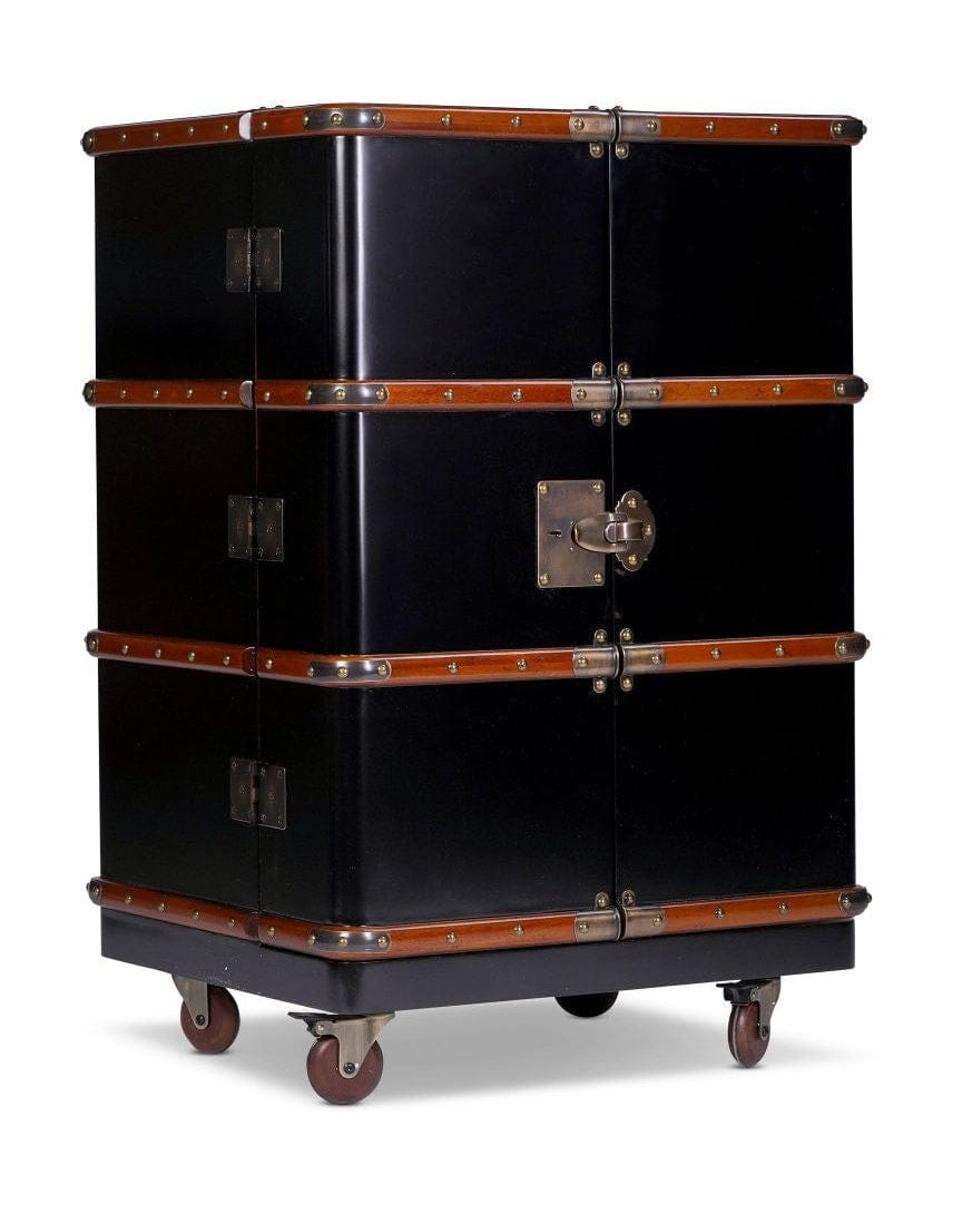 [product_category]-Authentic Models Polo Club Travel Suitcase Cabinet Bar, Black-Authentic Models-781934585589-MF114XB-AUT-5