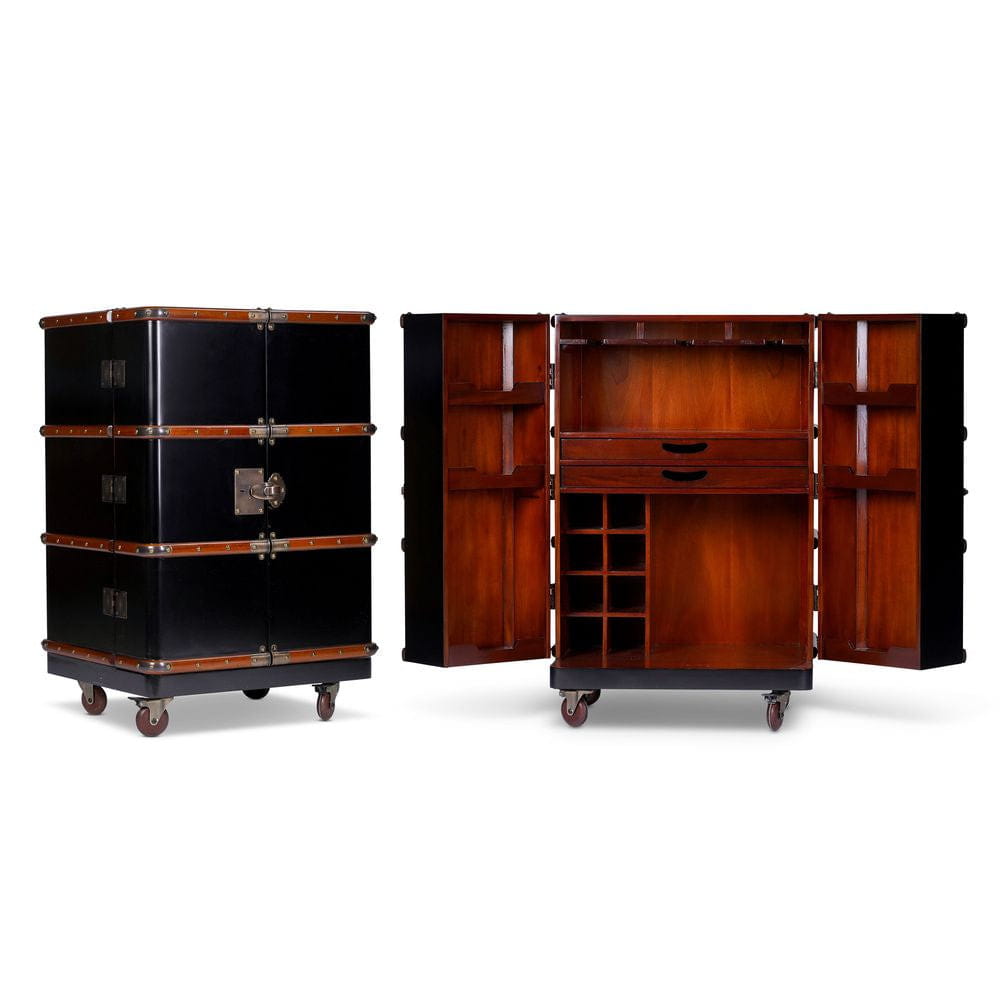 [product_category]-Authentic Models Polo Club Travel Suitcase Cabinet Bar, Black-Authentic Models-781934585589-MF114XB-AUT-8