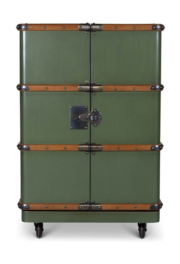 [product_category]-Authentic Models Polo Club Travel Suitcase Cabinet Bar, Field Green-Authentic Models-781934585879-MF114FG-AUT-1