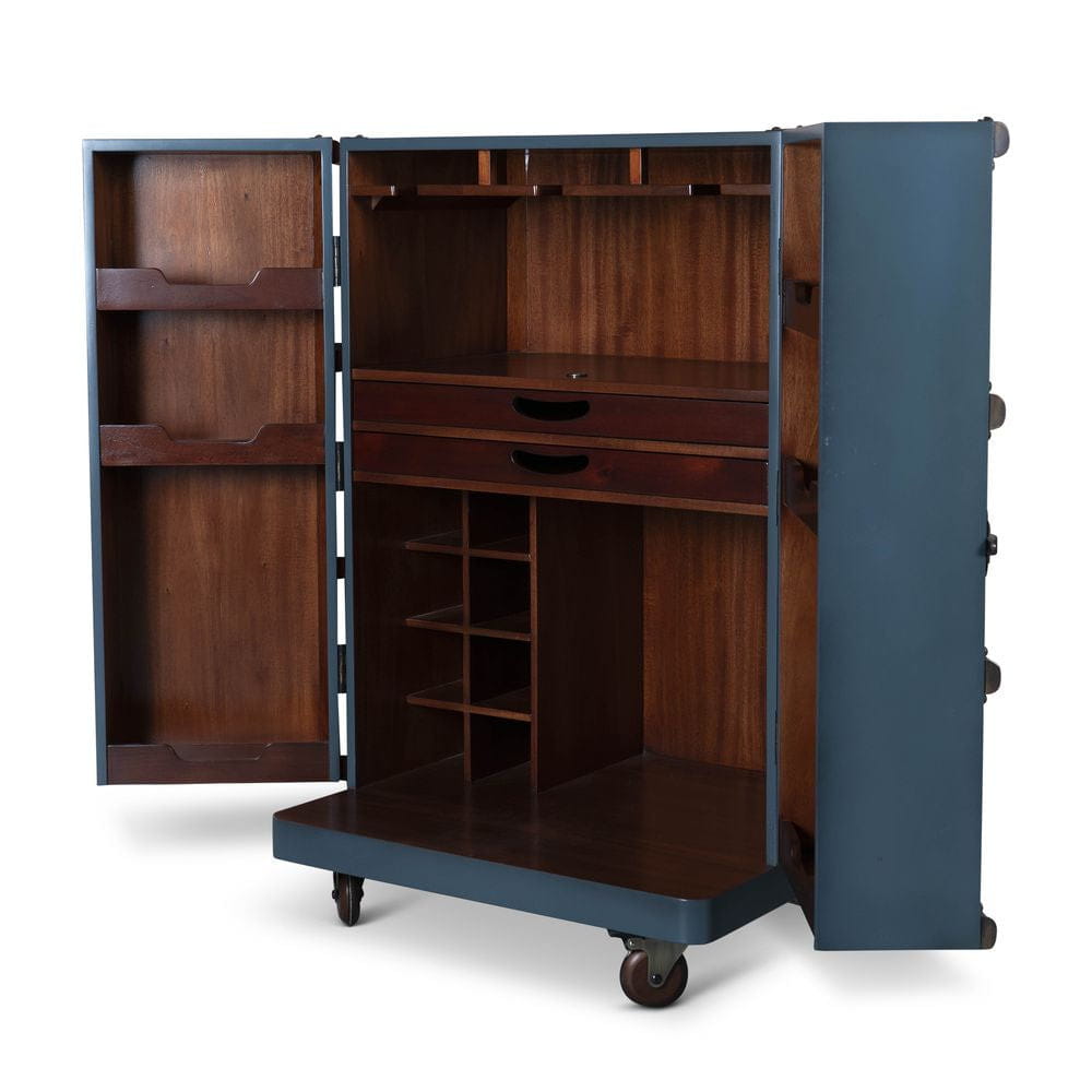 [product_category]-Authentic Models Polo Club Travel Suitcase Cabinet Bar, Petrol-Authentic Models-781934585862-MF114P-AUT-10