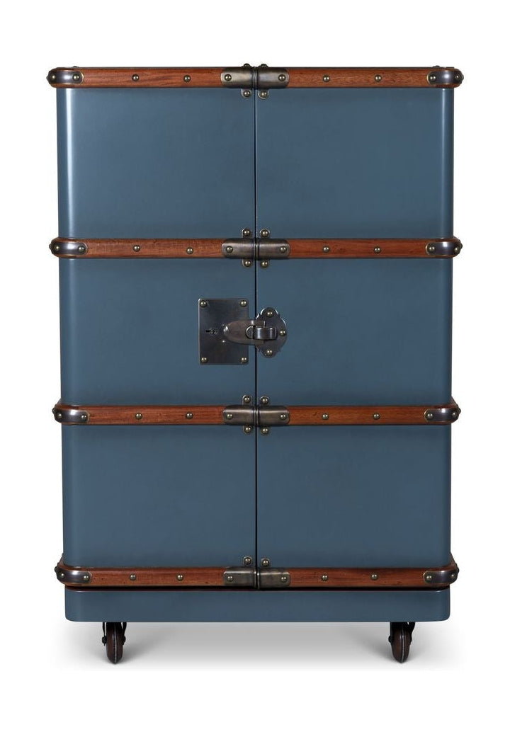 [product_category]-Authentic Models Polo Club Travel Suitcase Cabinet Bar, Petrol-Authentic Models-781934585862-MF114P-AUT-1