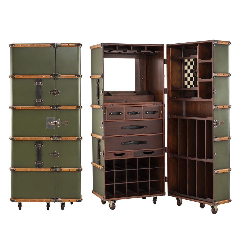 [product_category]-Authentic Models Stateroom Cabinet Case, Field Green-Authentic Models-781934585497-MF078FG-AUT-6