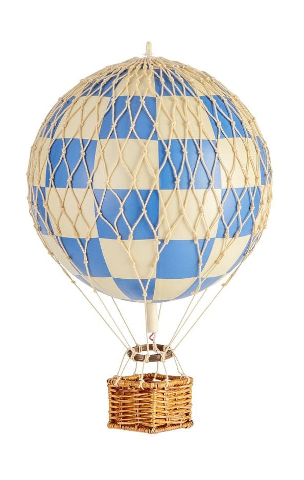[product_category]-Authentic Models Travels Light Balloon Model, Check Blue, ø 18 Cm-Authentic Models-781934584407-AP161CB-AUT-1