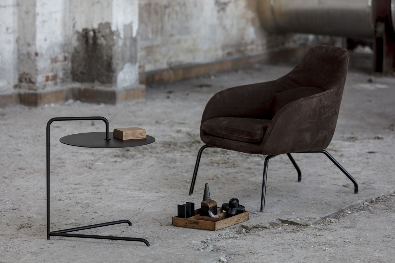 [product_category]-Bent Hansen Asento Lounge Chair, Brushed Steel/Cognac Adrian Leather-Bent Hansen-5713911003842-01562P_9999-02-02-BEN-7