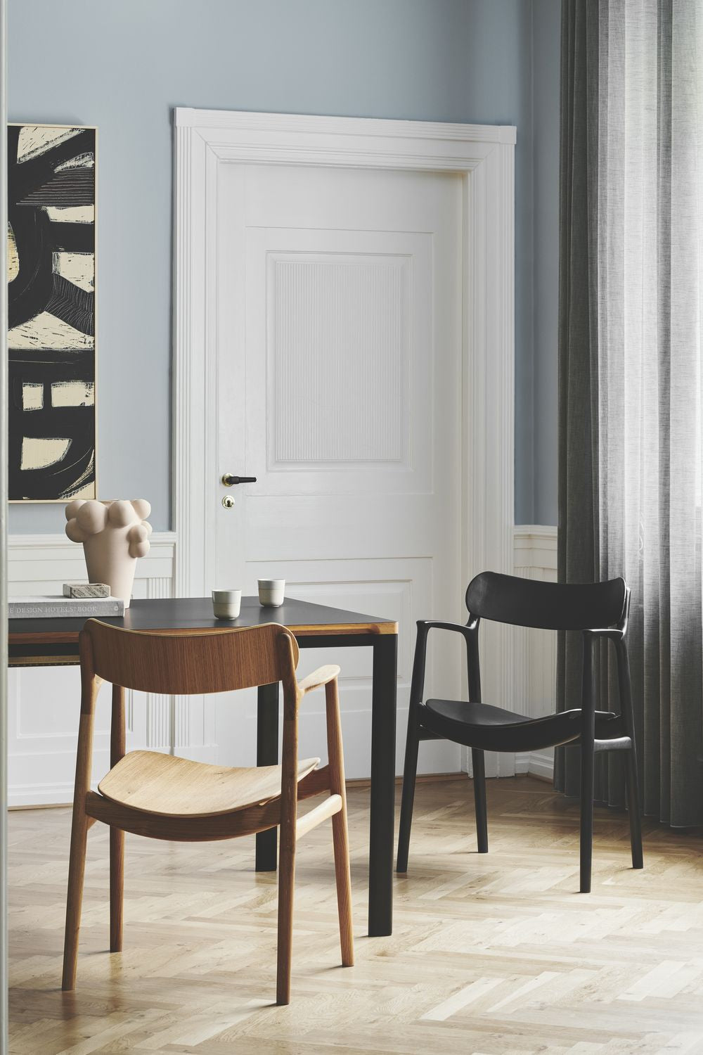 [product_category]-Bent Hansen Asger Chair Polsters Seat, Oiled Oak/Langeland Nord F Fabric-Bent Hansen-5713911008588-FSC1282700P0p_9100-01-03-BEN-8