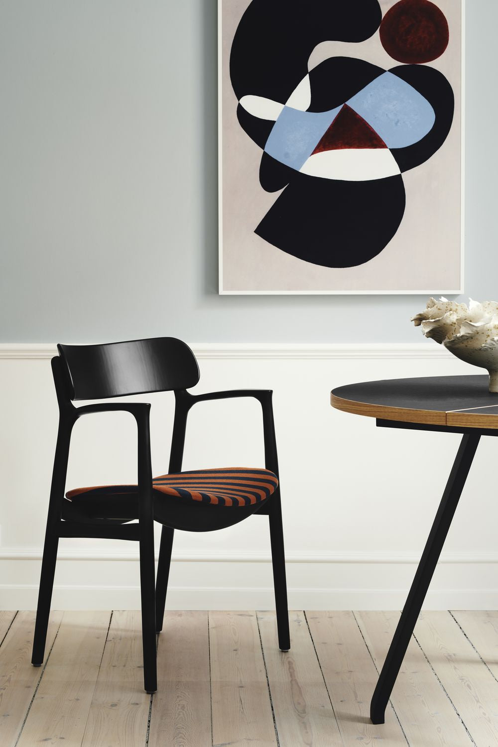 [product_category]-Bent Hansen Asger Chair Polsters Seat, Oiled Oak/Vils Fabric (22 140/112)-Bent Hansen-5713911008489-FSC1282700P0p_9100-01-02-BEN-19