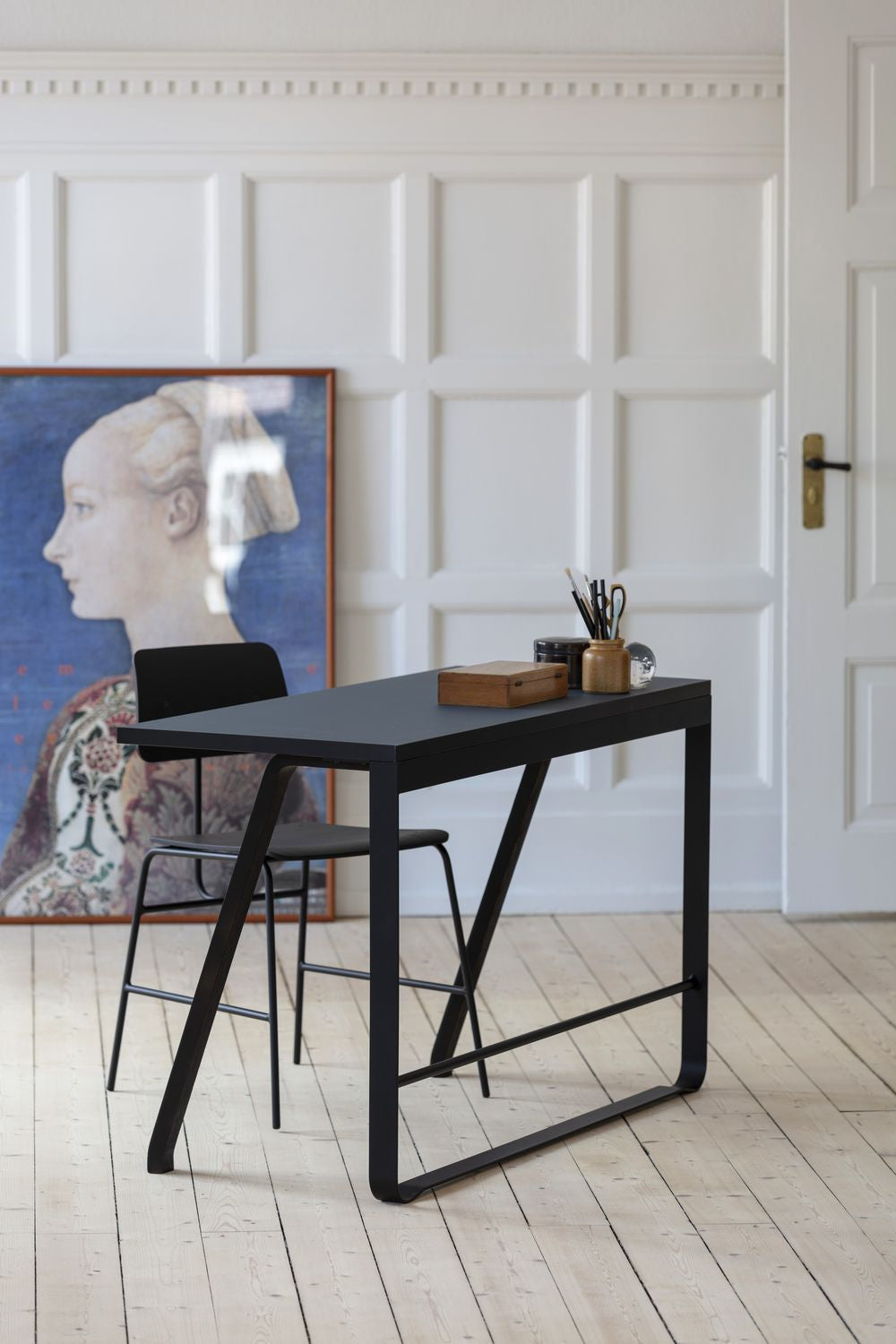 [product_category]-Bent Hansen Hemingway Desk With Drawer L 120 Cm, Matte Lacquered Oak/Oak Veneer Oiled-Bent Hansen-5715457011091-130111WDU-BEN-13