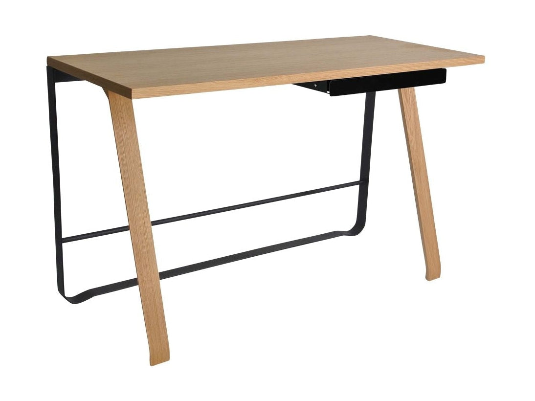 [product_category]-Bent Hansen Hemingway Desk With Drawer L 120 Cm, Matte Lacquered Oak/Oak Veneer Oiled-Bent Hansen-5715457011091-130111WDU-BEN-1