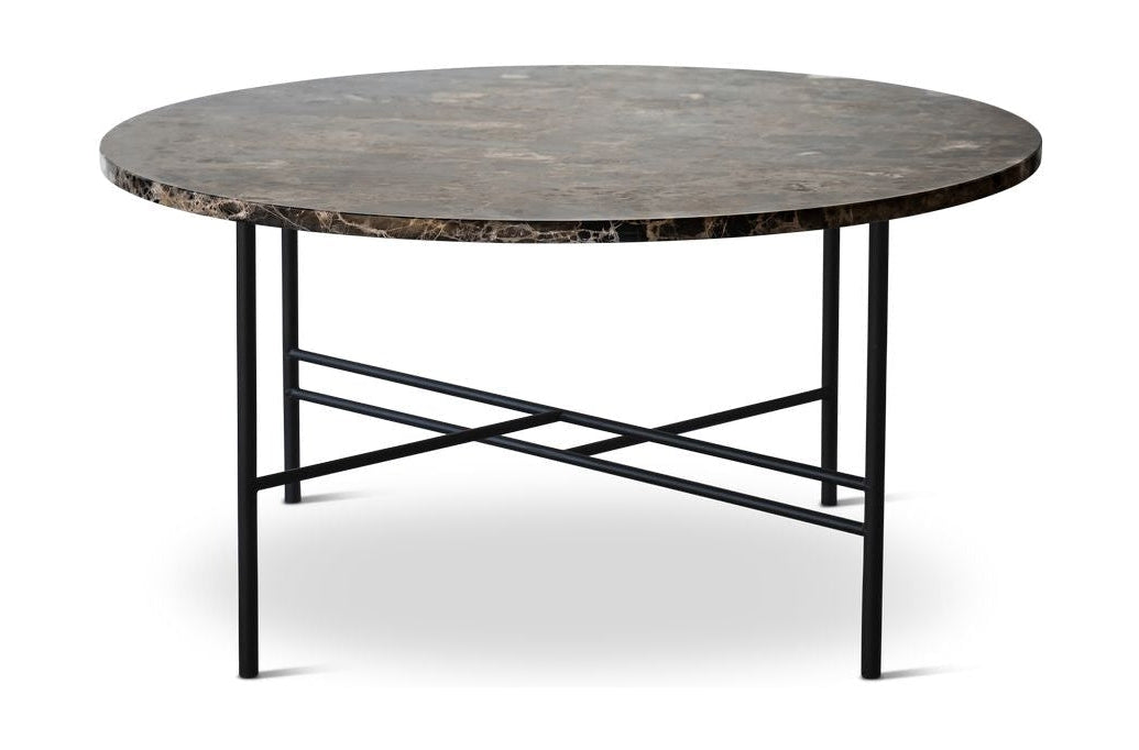[product_category]-Bent Hansen Metro Coffee Table ø 80 Cm, Emperador Dark Brown Marble-Bent Hansen-5715457095213-20M8045MA2U-BEN-1