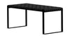 Bent Hansen Pleated Bench, Core Leather/Black