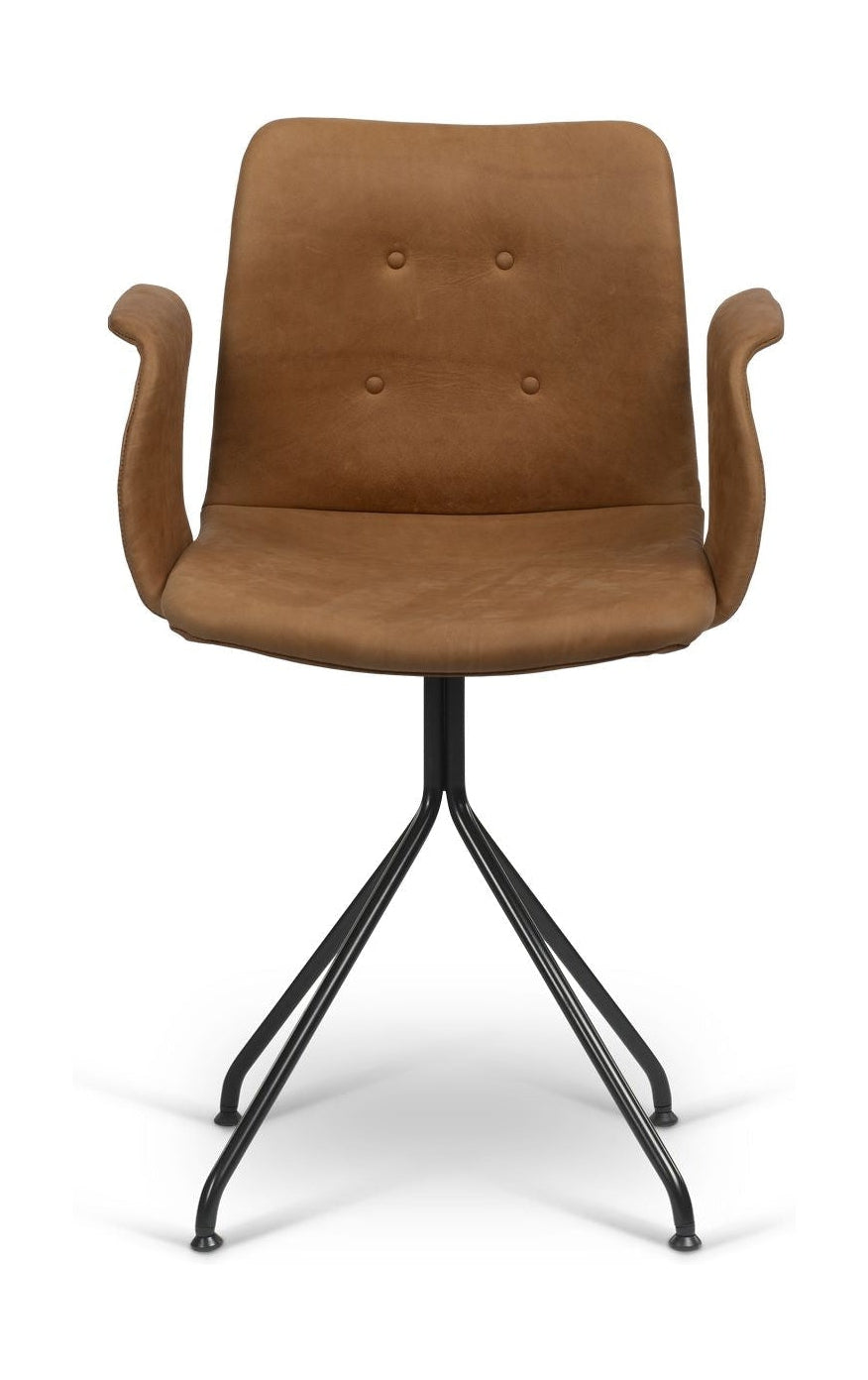 [product_category]-Bent Hansen Primum Chair With Armrests Black Firm Frame, Brandy Davos Leather-Bent Hansen-5715457219282-286262p_5000-03-02-BEN-1