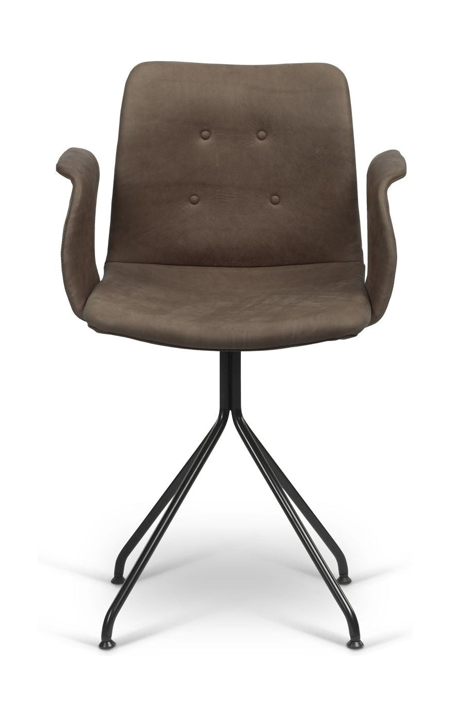 [product_category]-Bent Hansen Primum Chair With Armrests Black Firm Frame, Tartufo Davos Leather-Bent Hansen-5715457219268-286262p_5000-03-04-BEN-1