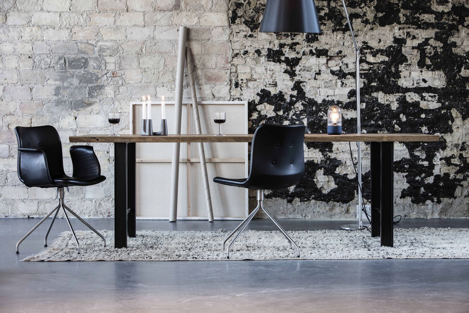 [product_category]-Bent Hansen Primum Chair With Armrests Black Swivel Frame, Black Zenso Leather-Bent Hansen-5715457236210-286272p_9999-01-01-BEN-12