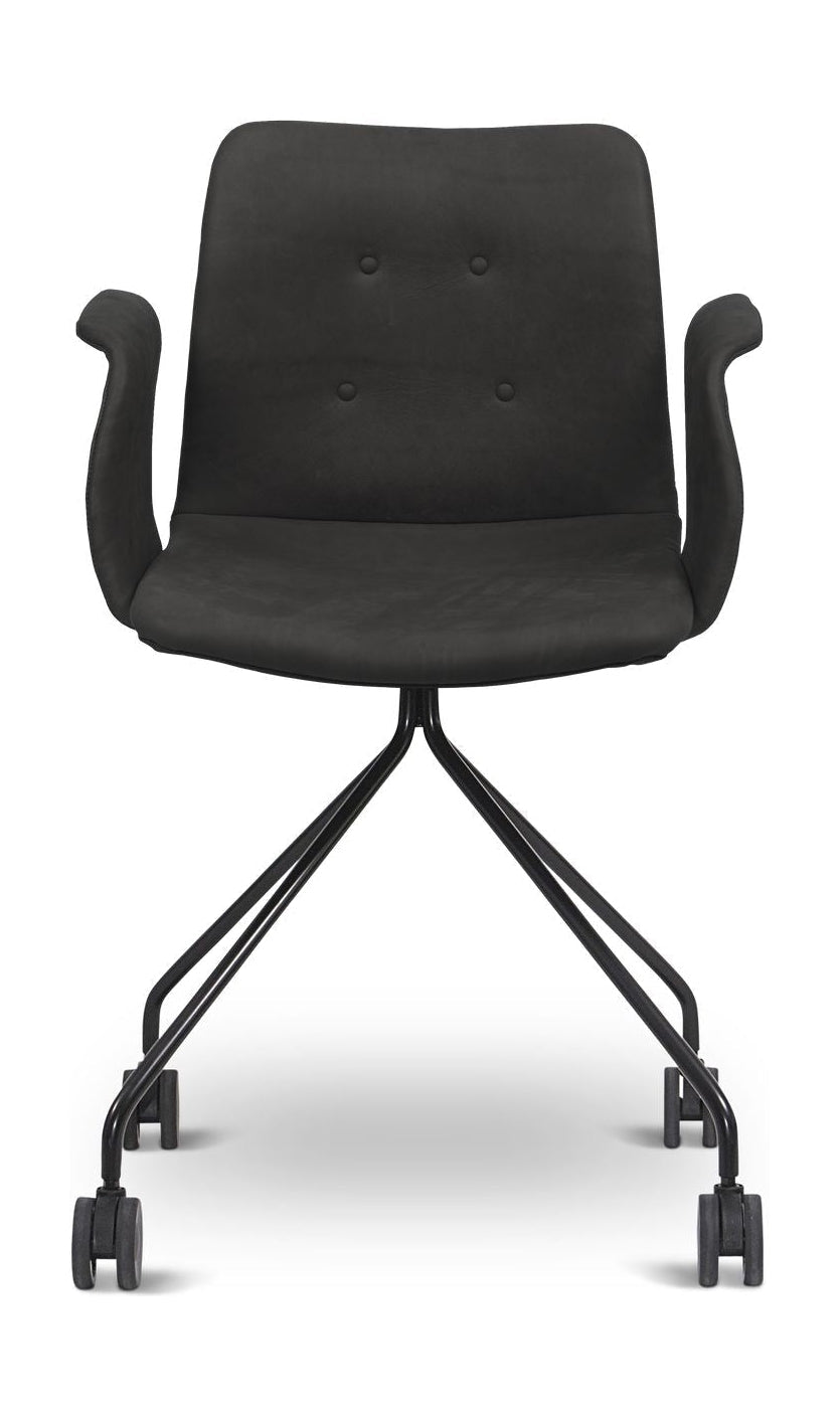 [product_category]-Bent Hansen Primum Chair With Armrests Black Wheel Frame, Black Zenso Leather-Bent Hansen-5715457193810-286276p_9999-01-01-BEN-2