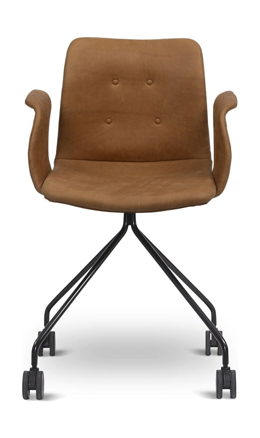 [product_category]-Bent Hansen Primum Chair With Armrests Black Wheel Frame, Brandy Davo's Leather-Bent Hansen-5715457193841-286276p_5000-03-02-BEN-1