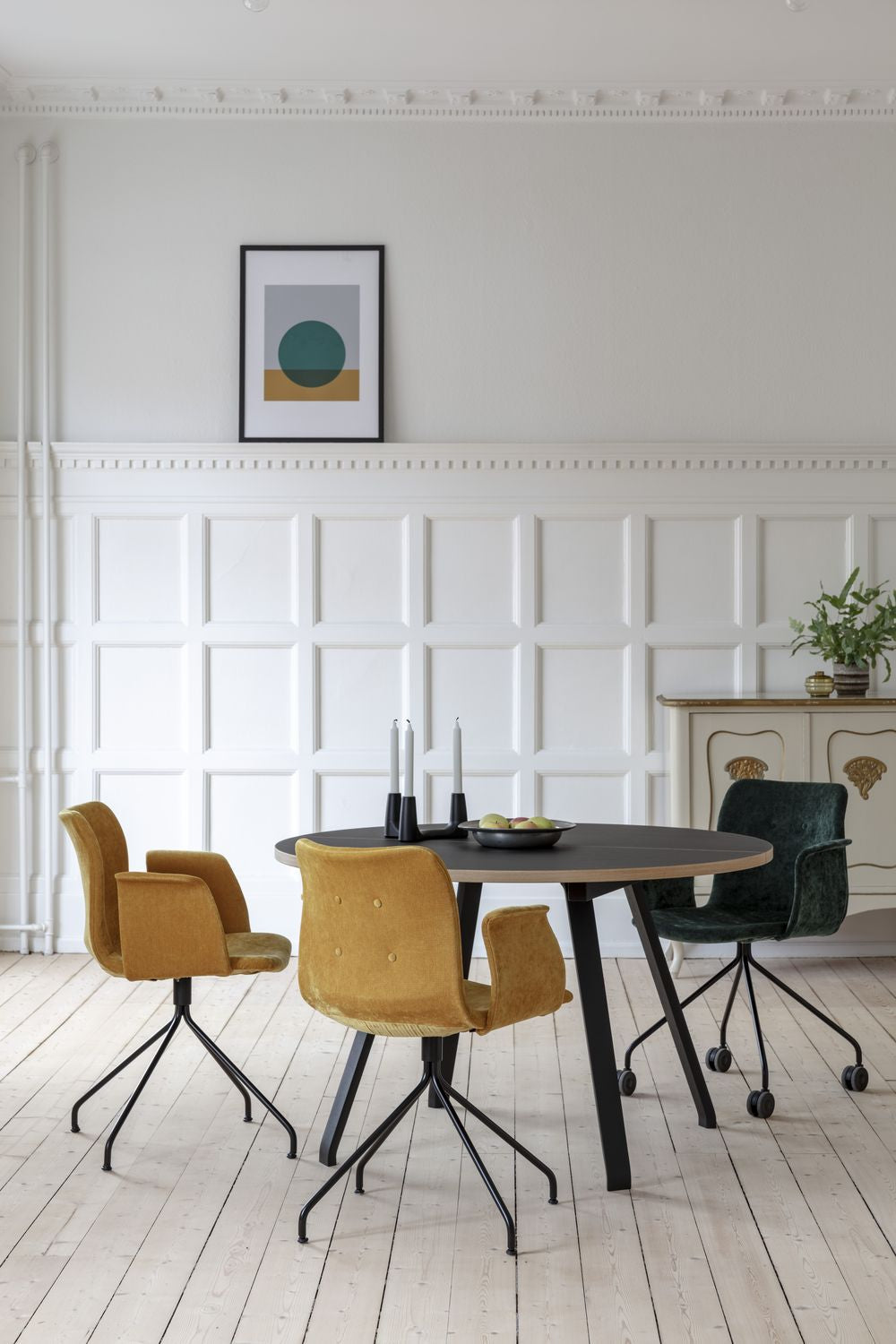[product_category]-Bent Hansen Primum Table, Table Legs In Matte Lacquered Oak/Countertop In Oak Veneer-Bent Hansen-5715457332066-32Oak553U-BEN-5