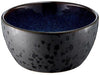 Bitz Kom, zwart/donkerblauw, Ø 12 cm