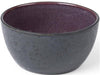 Bitz Kom, zwart/paars, Ø 14 cm