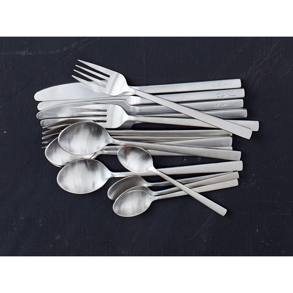 [product_category]-Bitz Cutlery Set 16 Pieces, Satin Steel-Bitz-5722001301225-130122-BIT-2
