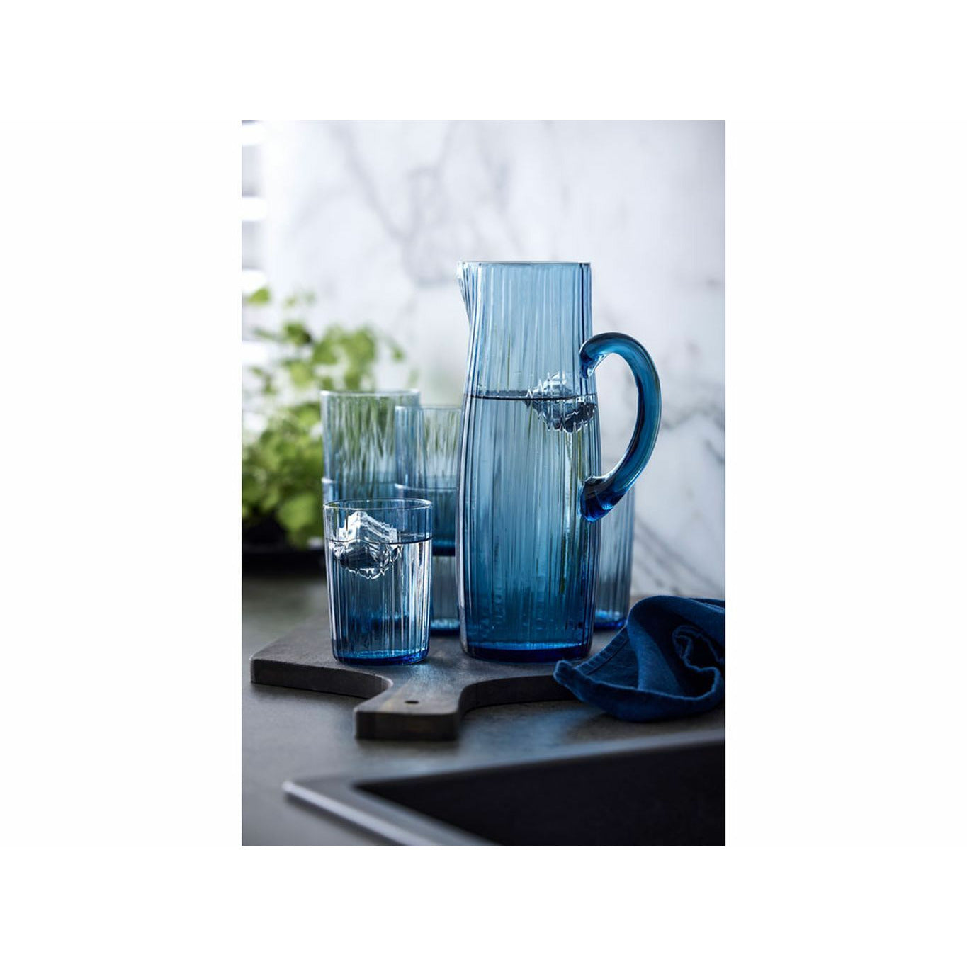 [product_category]-Bitz Kusintha Drinking Glass 0,28 L, Blue-Bitz-5722000149477-14947-BIT-2