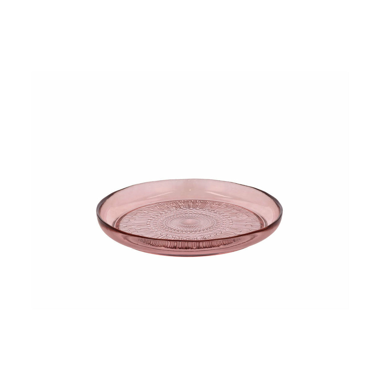 [product_category]-Bitz Kusintha Glass Plate 25 Cm, Pink-Bitz-5722000259817-25981-BIT-1