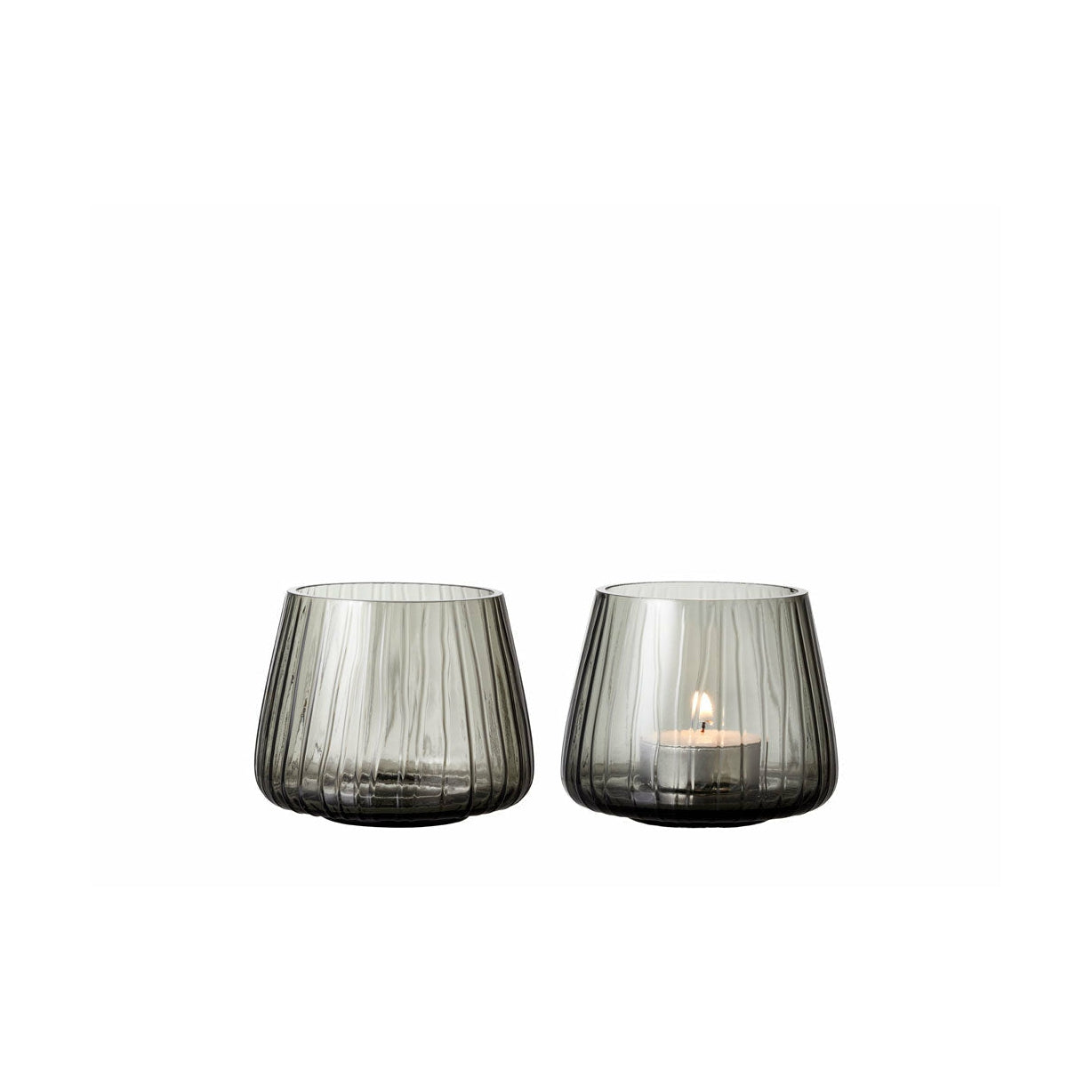 [product_category]-Bitz Kusintha Tealight Holder 2 Pcs. H 7,5 Cm, Smoke-Bitz-5722000255956-25595-BIT-1