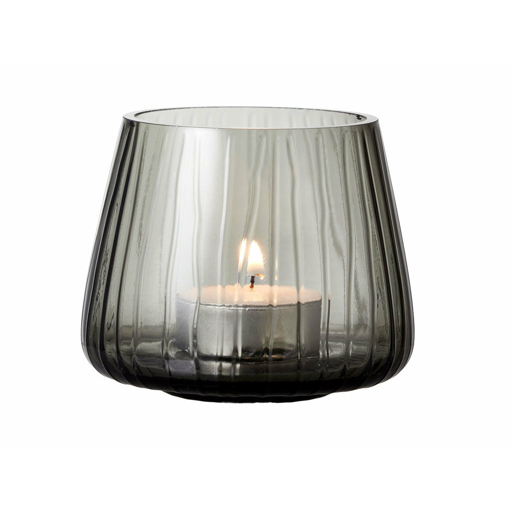 [product_category]-Bitz Kusintha Tealight Holder 2 Pcs. H 7,5 Cm, Smoke-Bitz-5722000255956-25595-BIT-2