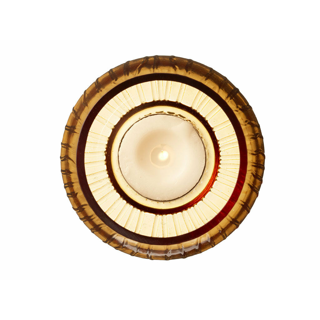 [product_category]-Bitz Kusintha Tealight Holder 2 Pcs. H 7.5 Cm, Amber-Bitz-5722000255949-25594-BIT-3