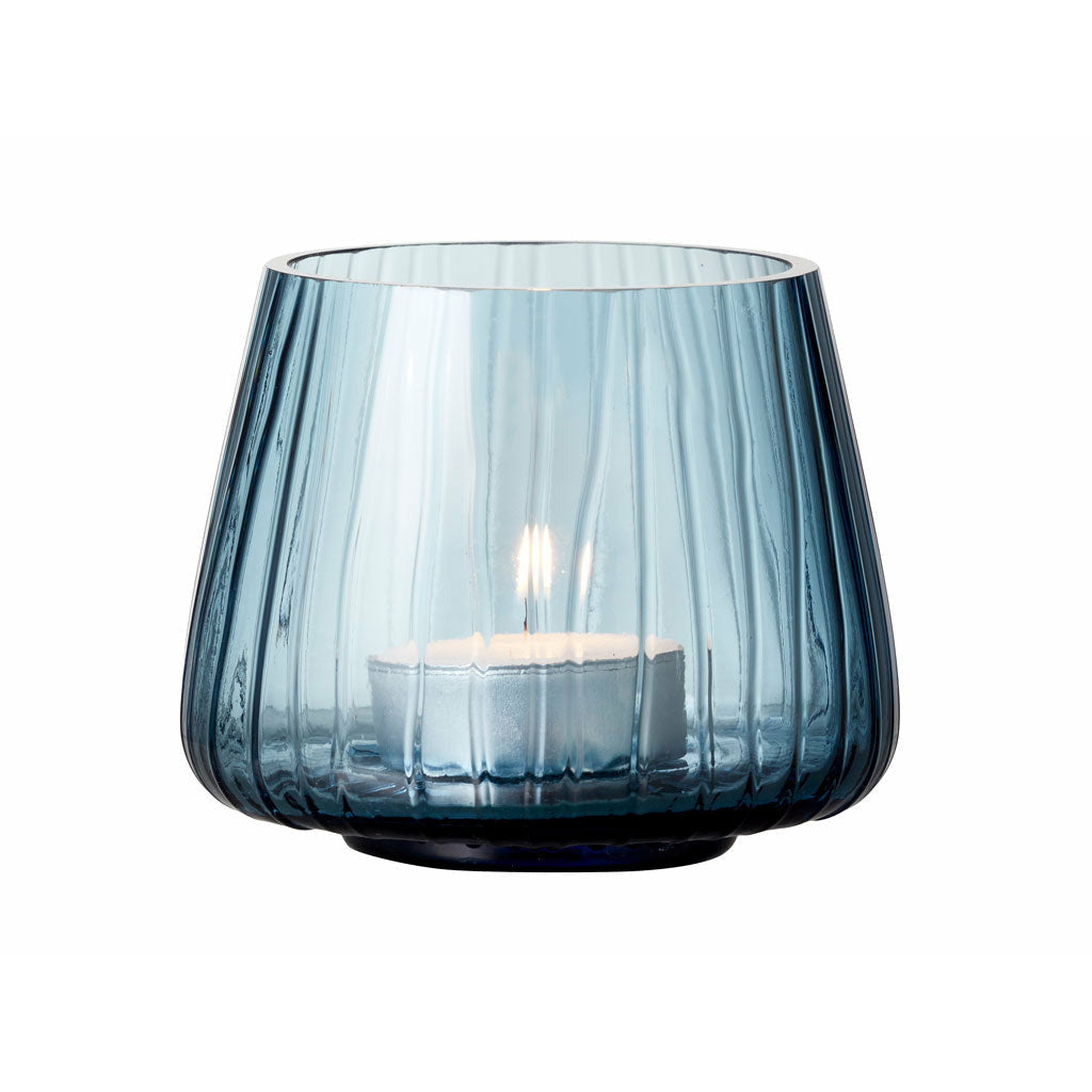 [product_category]-Bitz Kusintha Tealight Holder 2 Pcs. H 7.5 Cm, Blue-Bitz-5722000255932-25593-BIT-2