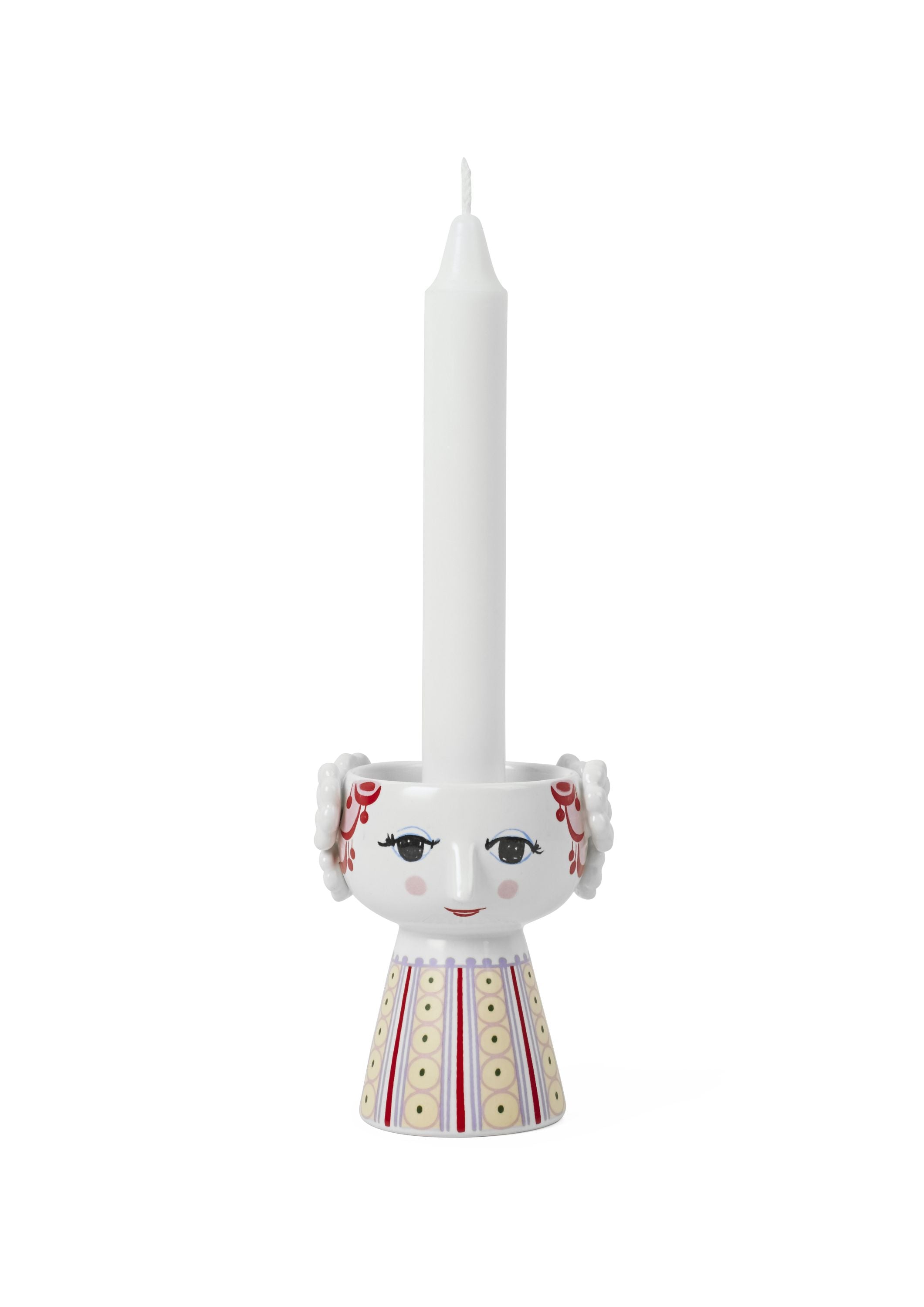[product_category]-Bjørn Wiinblad Eva Candle Holder H9.5 Cm, Lavender-Bjørn Wiinblad-5709513565505-56550-BJO-4