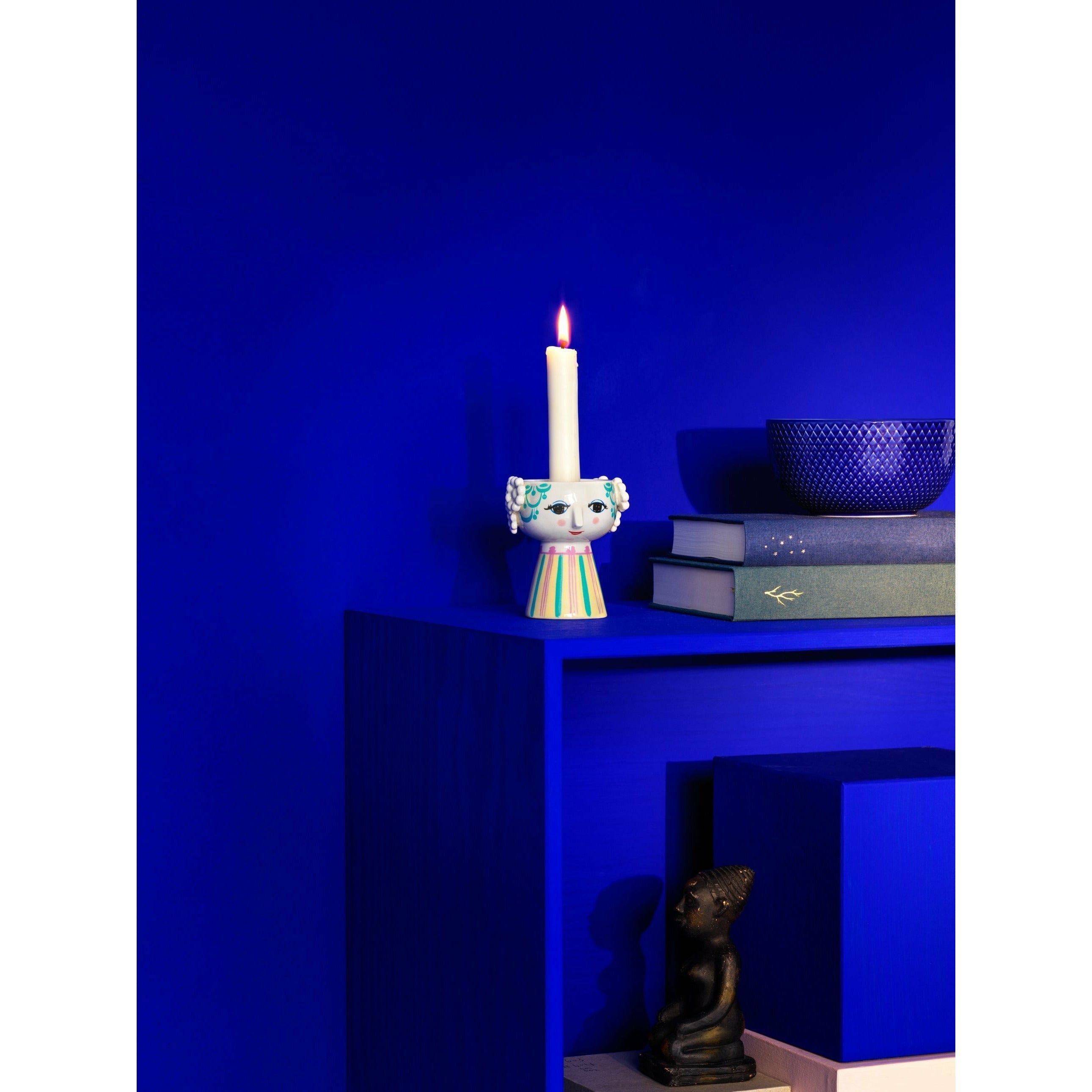 [product_category]-Bjørn Wiinblad Eva Candlestick, Light Blue-Bjørn Wiinblad-5709513565154-56515-BJO-7