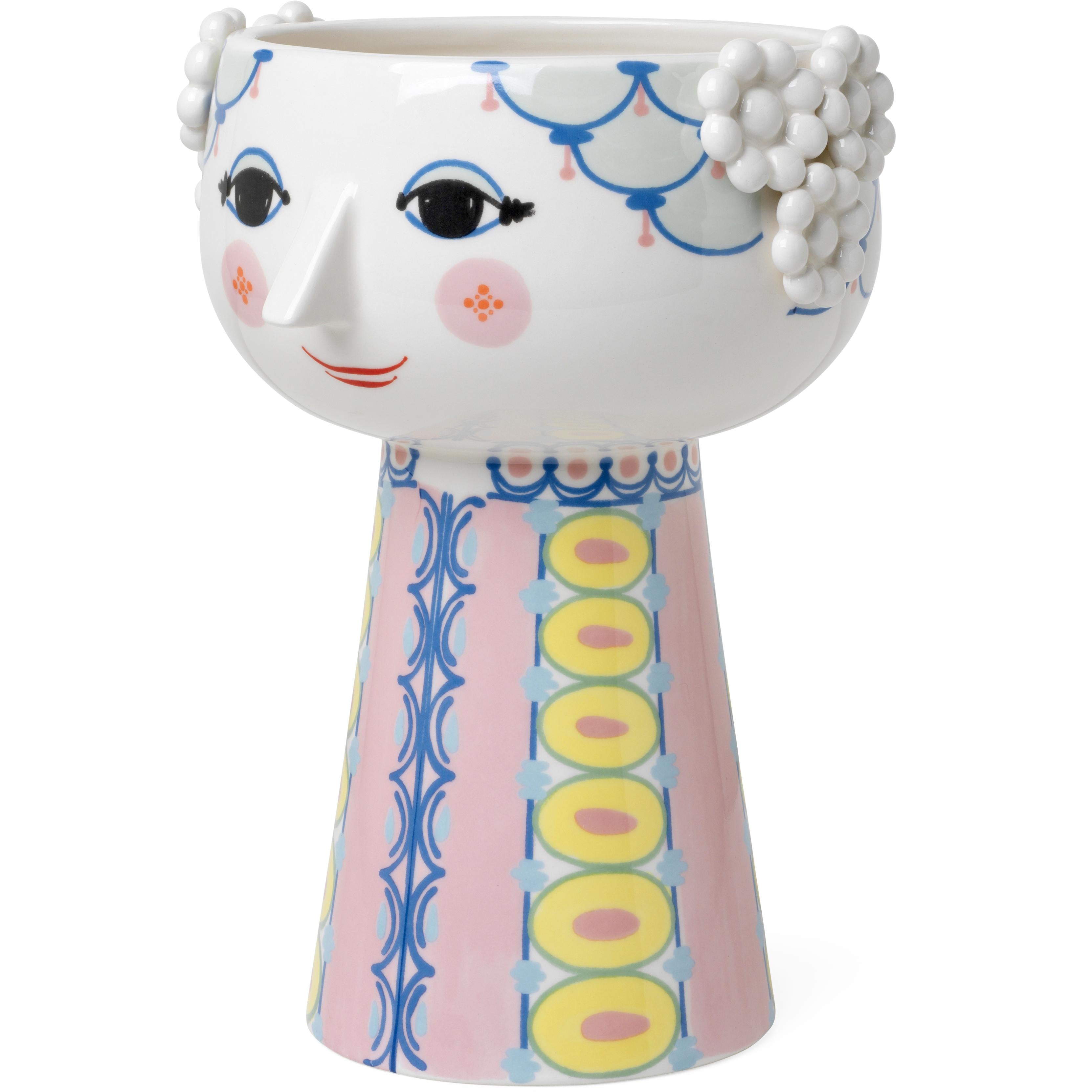 [product_category]-Bjørn Wiinblad Eva Vase 23 Cm, Pink-Bjørn Wiinblad-5709513540427-54042-BJO-1