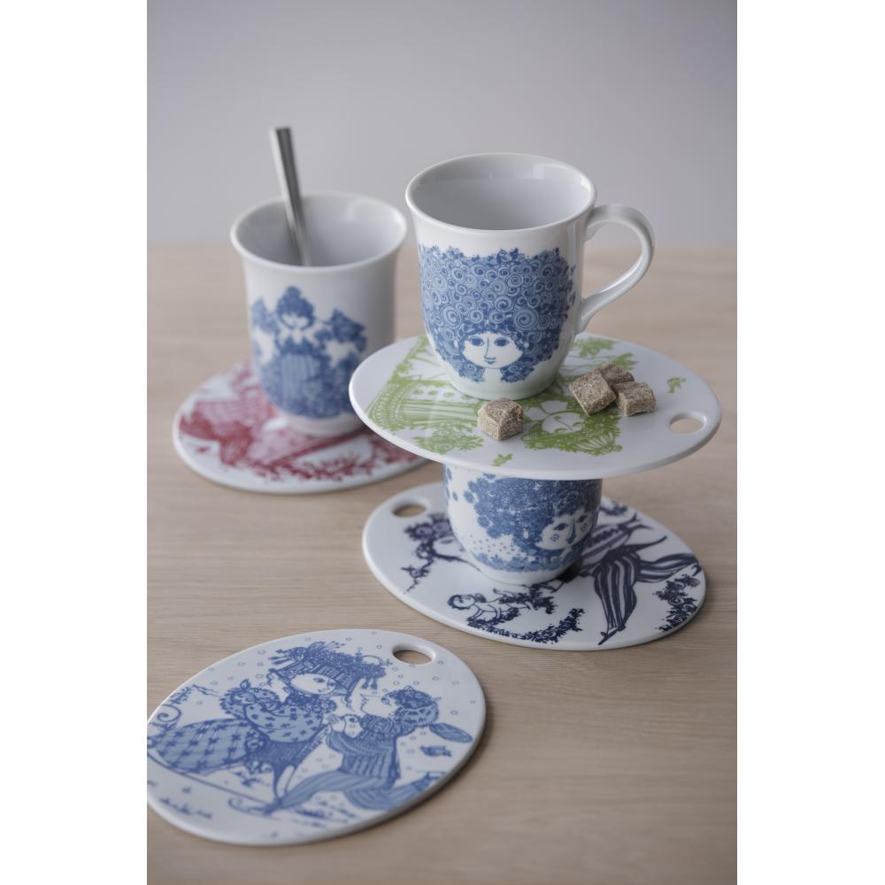 [product_category]-Bjørn Wiinblad Wall Plate Victoire, Blue-Bjørn Wiinblad-5709513540311-54031-BJO-3