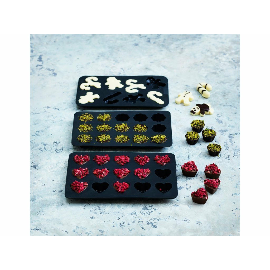[product_category]-Blomsterbergs Chocolate Moulds Grey, 3 Pieces-Blomsterbergs-5722002252021-225202-BLO-2