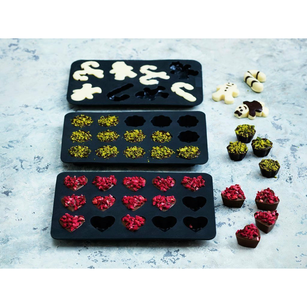 [product_category]-Blomsterbergs Chocolate Moulds Grey, 3 Pieces-Blomsterbergs-5722002252021-225202-BLO-3