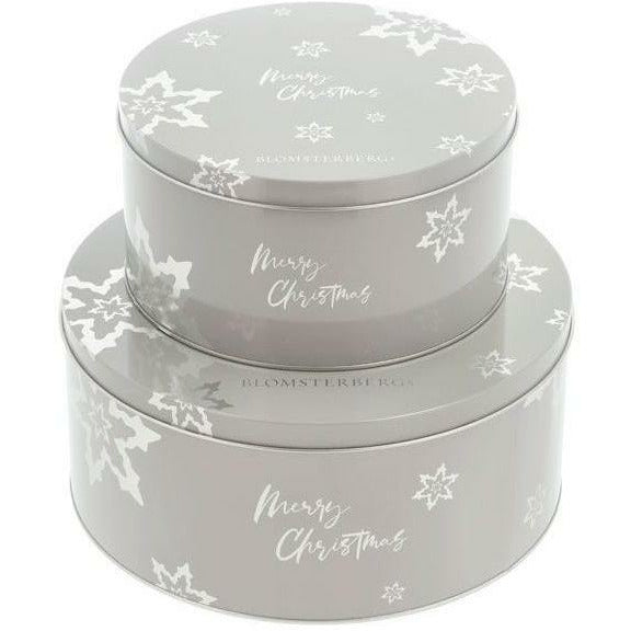 [product_category]-Blomsterbergs Merry Christmas Kuchendose Set, Warm Grey-Blomsterbergs-5722000241478-24147-BLO-1