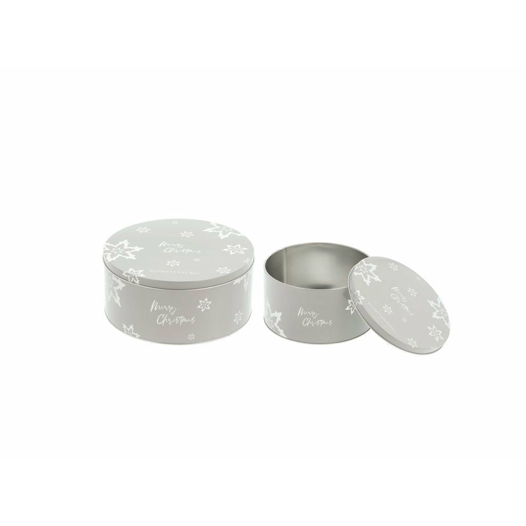 [product_category]-Blomsterbergs Merry Christmas Kuchendose Set, Warm Grey-Blomsterbergs-5722000241478-24147-BLO-2