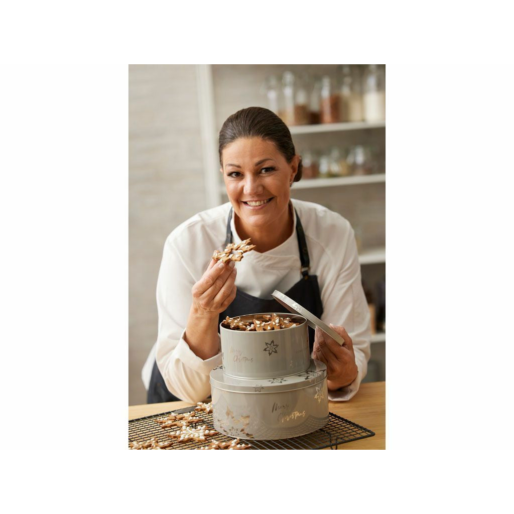 [product_category]-Blomsterbergs Merry Christmas Kuchendose Set, Warm Grey-Blomsterbergs-5722000241478-24147-BLO-9