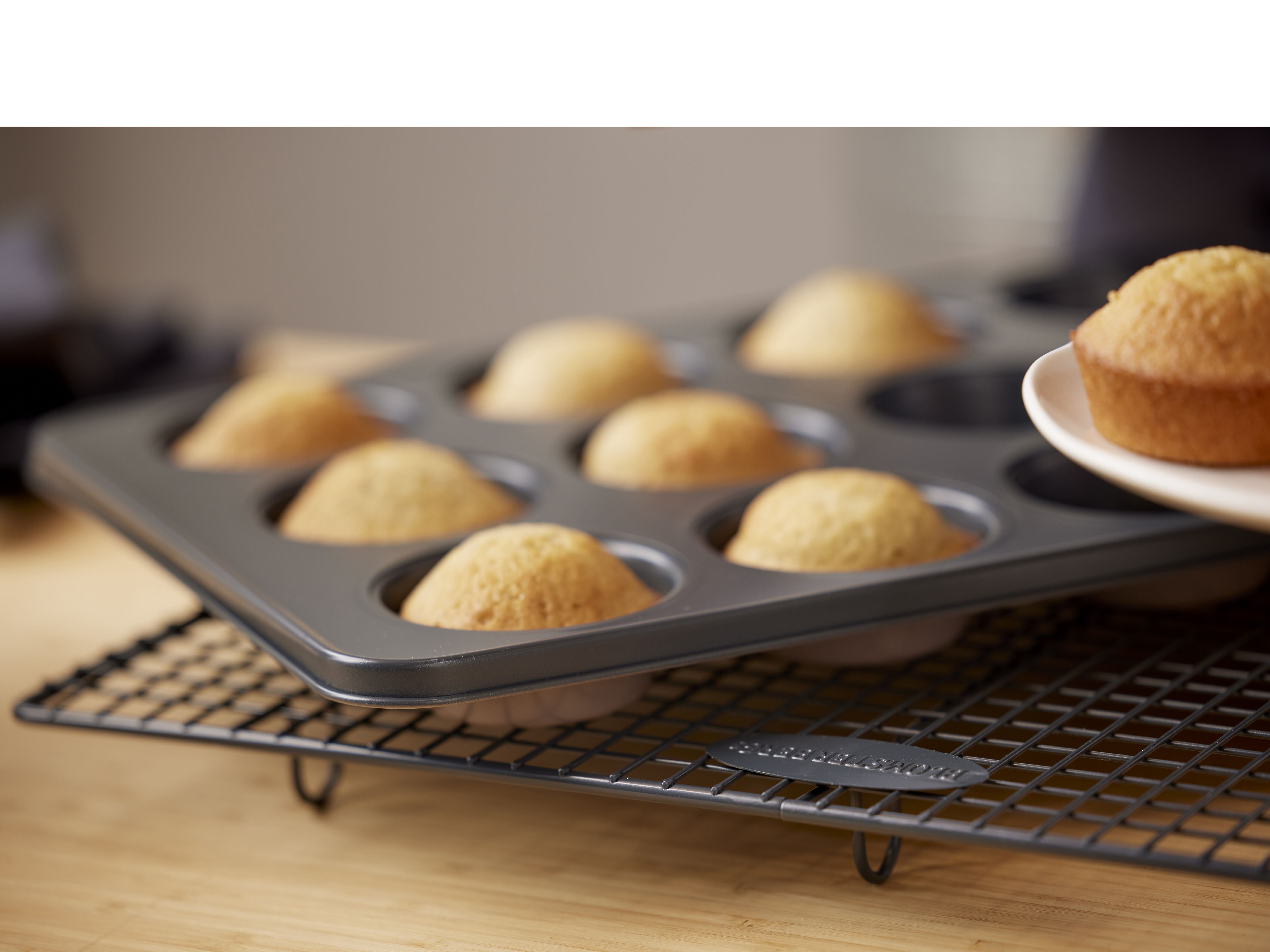 [product_category]-Blomsterbergs Muffin Pan For 12 Pieces, Blue-Blomsterbergs-5722000309000-30900-BLO-12