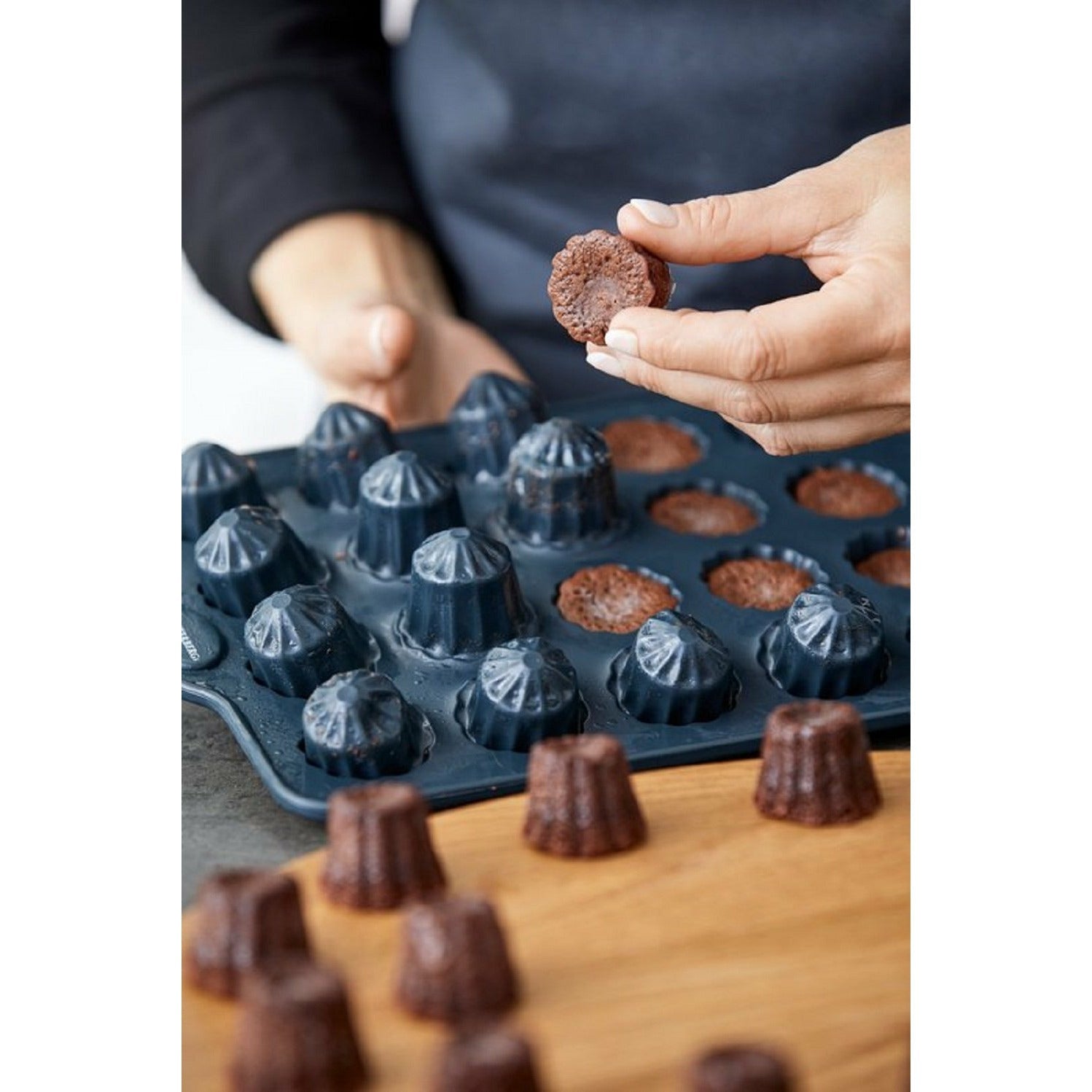 [product_category]-Blomsterbergs Petit Four Form For 24 Pieces, Grey-Blomsterbergs-5722002243906-224390-BLO-2