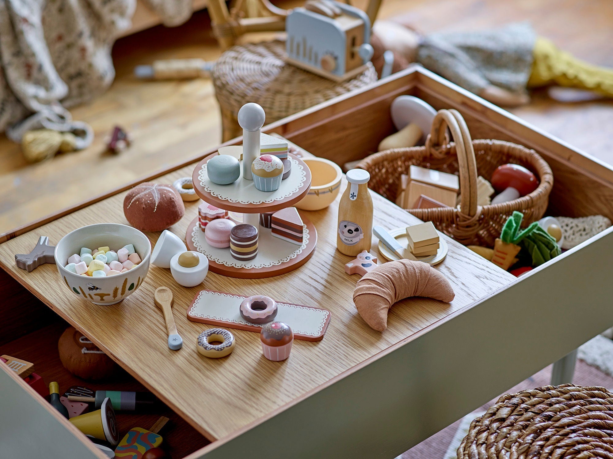 [product_category]-Bloomingville MINI Snorre Play Set, Food, Brown, Cotton-Bloomingville MINI-5711173270781-82051129-BLO-5
