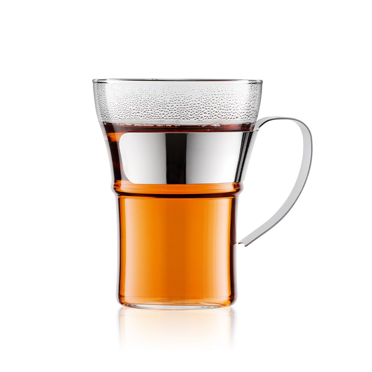 [product_category]-Bodum Assam Coffee Glass With Metal Handle Chrome 0.35 L, 2 Pcs.-Bodum-727015425504-4553-16-BOD-3